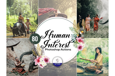 80 Human Interest Photoshop Actions