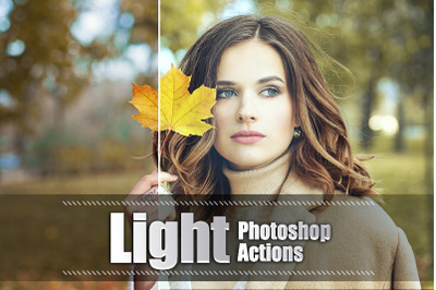 45 Light Photoshop Actions