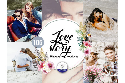 105 Love Story Photoshop Actions