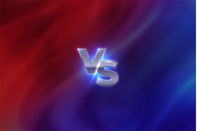 Versus concept. VS letters sport competition emblem&2C; game battle conce