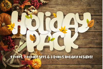 Holiday Font Pack