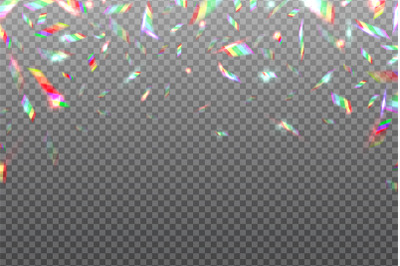 Hologram glitch rainbow background. Crystal shining metallic iridescen