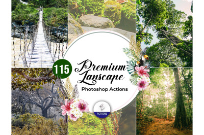 115 Premium Landscape Photoshop Actions