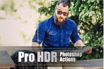 55 Pro HDR Photoshop Actions