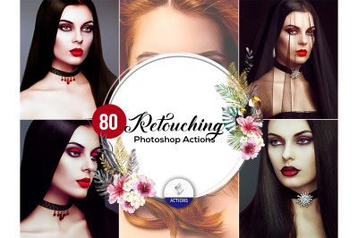 80 Retouching Photoshop Actions