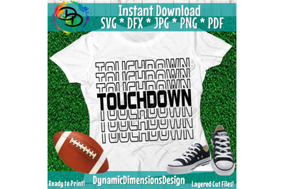 Touchdown Svg&2C; Football Svg&2C; Football Mom Svg&2C; Sports Svg&2C; Football S