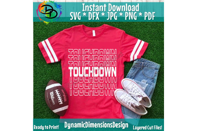 Touchdown Svg&2C; Football Svg&2C; Football Mom Svg&2C; Sports Svg&2C; Football S