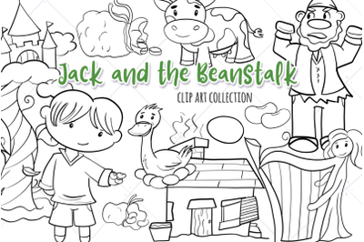 Jack and the Beanstalk Digital Stamps