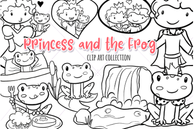 Princess and the Frog Digital Stamps