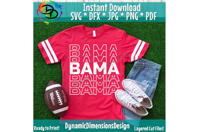 Alabama Svg, Bama svg, Football team svg, Football fan svg, Sports svg