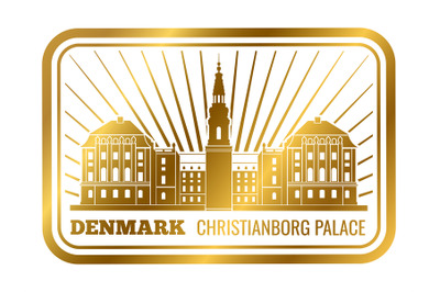 Danish palace silhouette