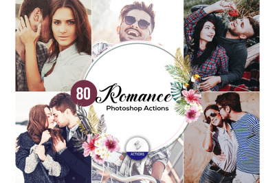 80 Romance Photoshop Actions