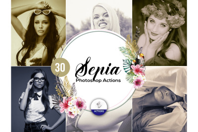 30 Sepia Photoshop Actions
