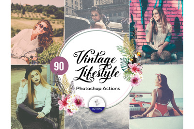 90 Vintage Lifestyle Photoshop Actions