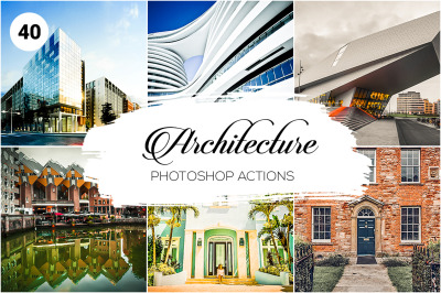 40 Architecture Photoshop Actions