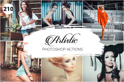 Artistic Photoshop Actions (210)