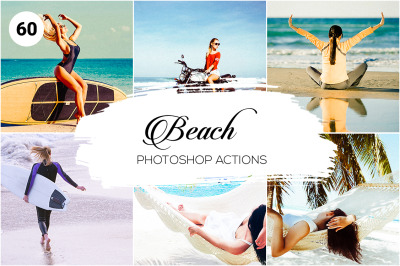 60 Beach Photoshop Actions