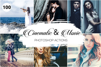 100 Cinematic Movie effect Actions