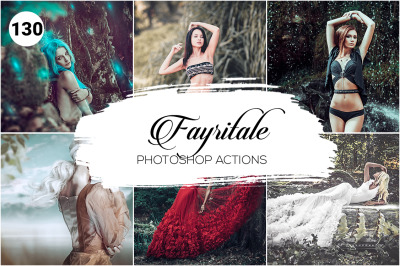 130 Fairytale Photoshop Actions