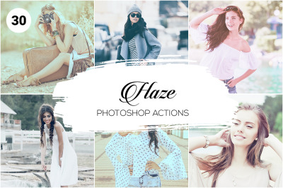 30 Haze Photoshop Actions