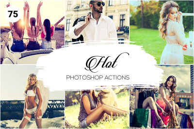 75 Hot Photoshop Actions