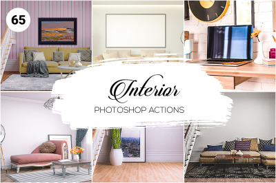 65 Interior Photoshop Actions