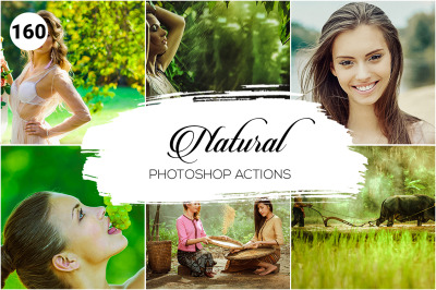 160 Natural Photoshop Actions