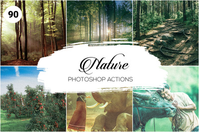 90 Nature Photoshop Actions