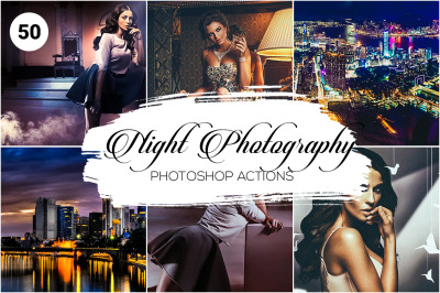 50 Night Photography Photoshop Actions