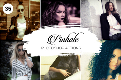 35 Pinhole Photoshop Actions