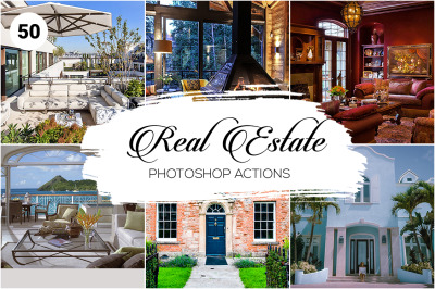 50 Real Estate Photoshop Actions