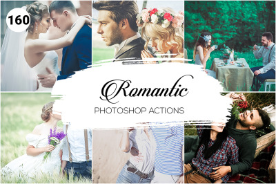 160 Romantic Photoshop Actions