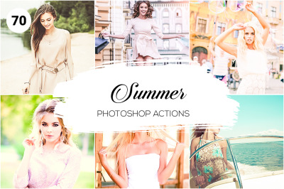 70 Summer Photoshop Actions