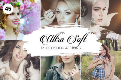 45 UltraSoft Photoshop Actions