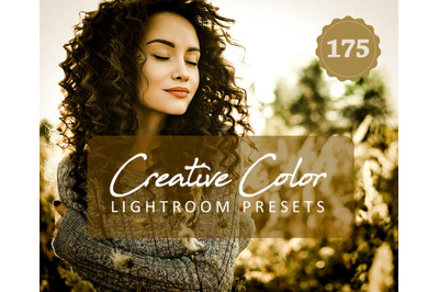 175 Creative Color Pro Lightroom Presets for Photographer, Designer, P