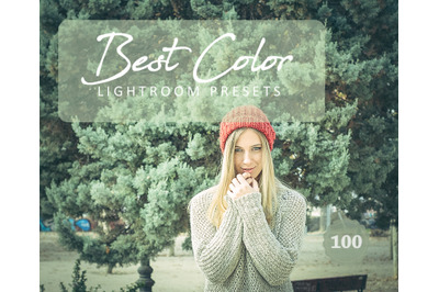 100 Best Color Lightroom Presets for Photographer, Designer, Photograp