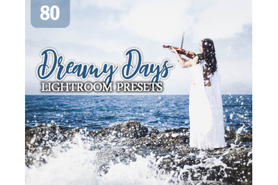 80 Dreamy Days Lightroom Presets for Photographer, Designer, Photograp