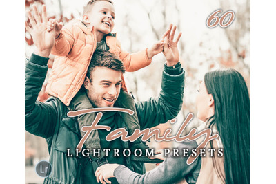 60 Family Lightroom Presets for Photographer, Designer, Photography.et