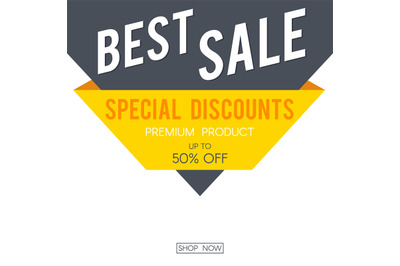 Sale vector banner for web, internet store