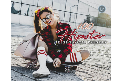 100 Hipster Lightroom Presets for Photographer, Designer, Photography.