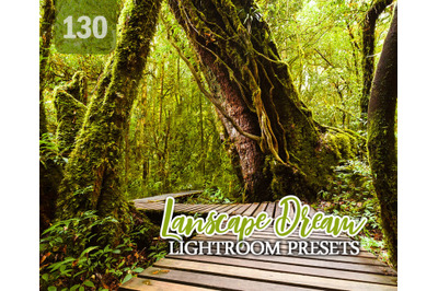 130 Lanscape Dream Lightroom Presets for Photographer, Designer, Photo