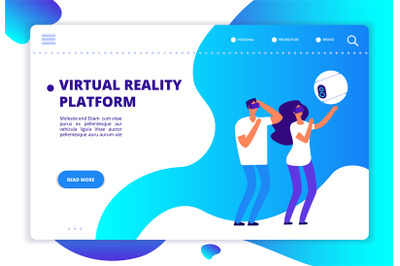 Virtual augmented reality. People with mobile entertainment and headse