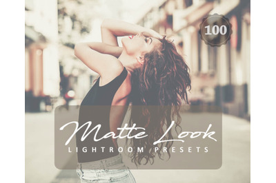 100 Matte Look Lightroom Presets for Photographer, Designer, Photograp