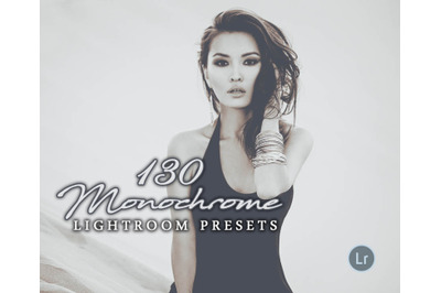 130 Monochrome Lightroom Presets for Photographer, Designer, Photograp