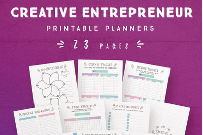 Creative Entrepreneur Planner [23 Pages]