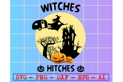 Witches with hitches svg&2C; dxf&2C;eps&2C;png&2C; Digital Download