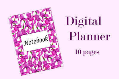 Digital Watercolor Planner A3