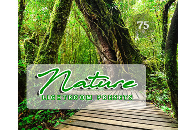 75 Nature Lightroom Presets for Photographer, Designer, Photography.et