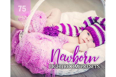 75 Newborn Lightroom Presets for Photographer, Designer, Photography.e