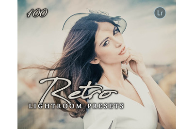 100 Retro Lightroom Presets for Photographer, Designer, Photography.e